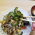 ゴーヤチャンプル定食